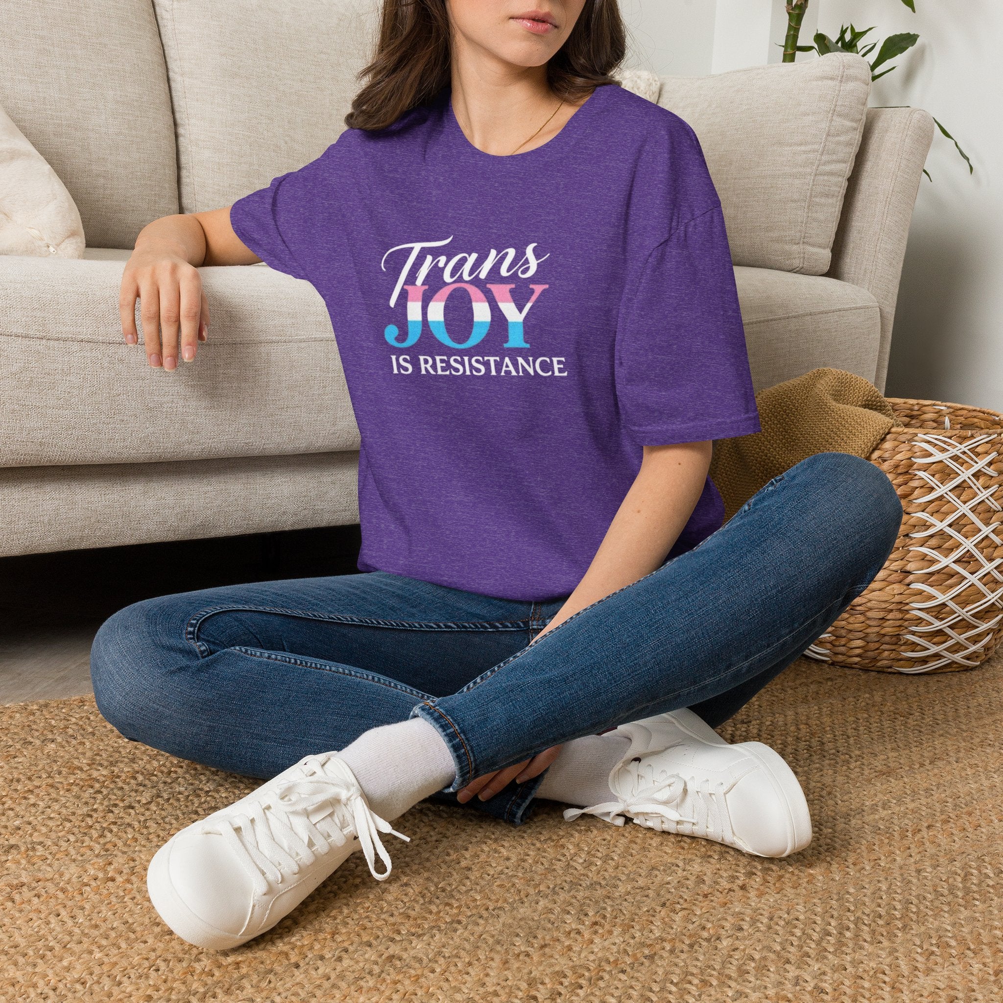 Trans Joy is Resistance Unisex T-Shirt - Celebrate Love and Empowerment