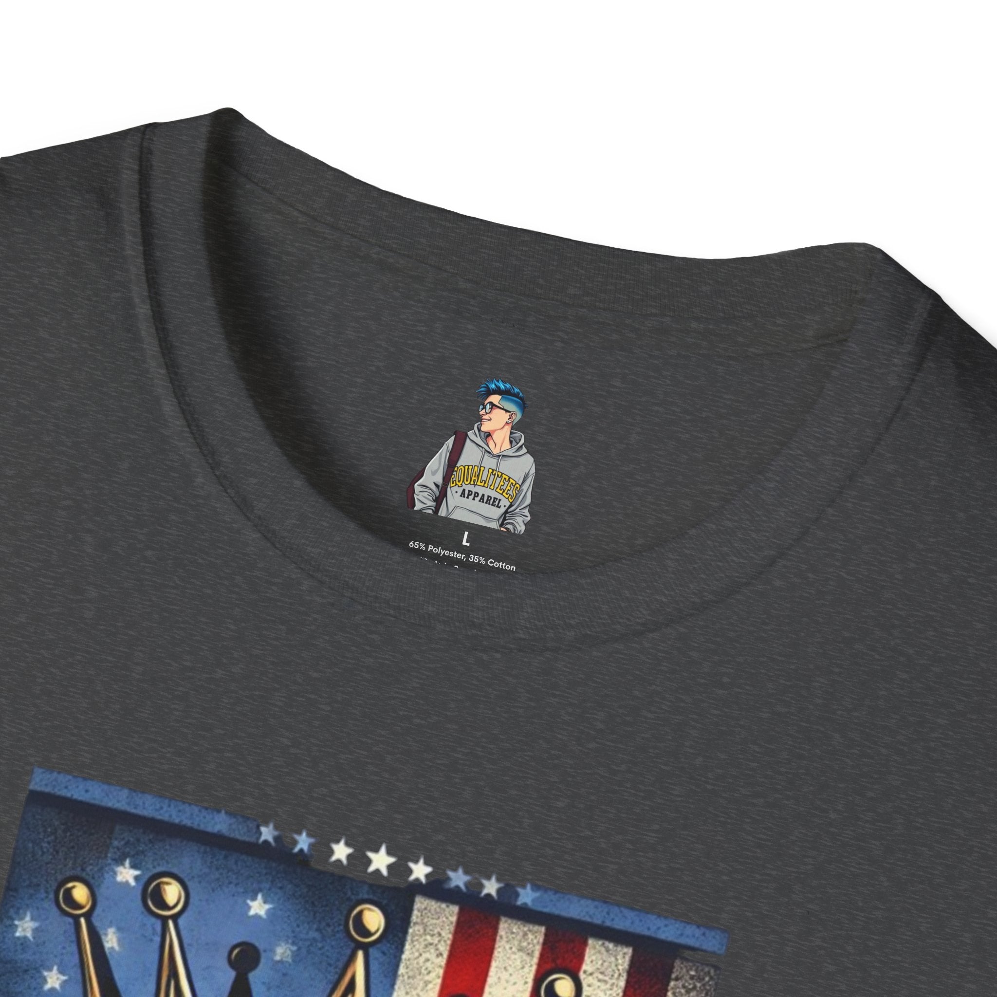 No Kings in America-Democracy Matters  Unisex Softstyle T-Shirt
