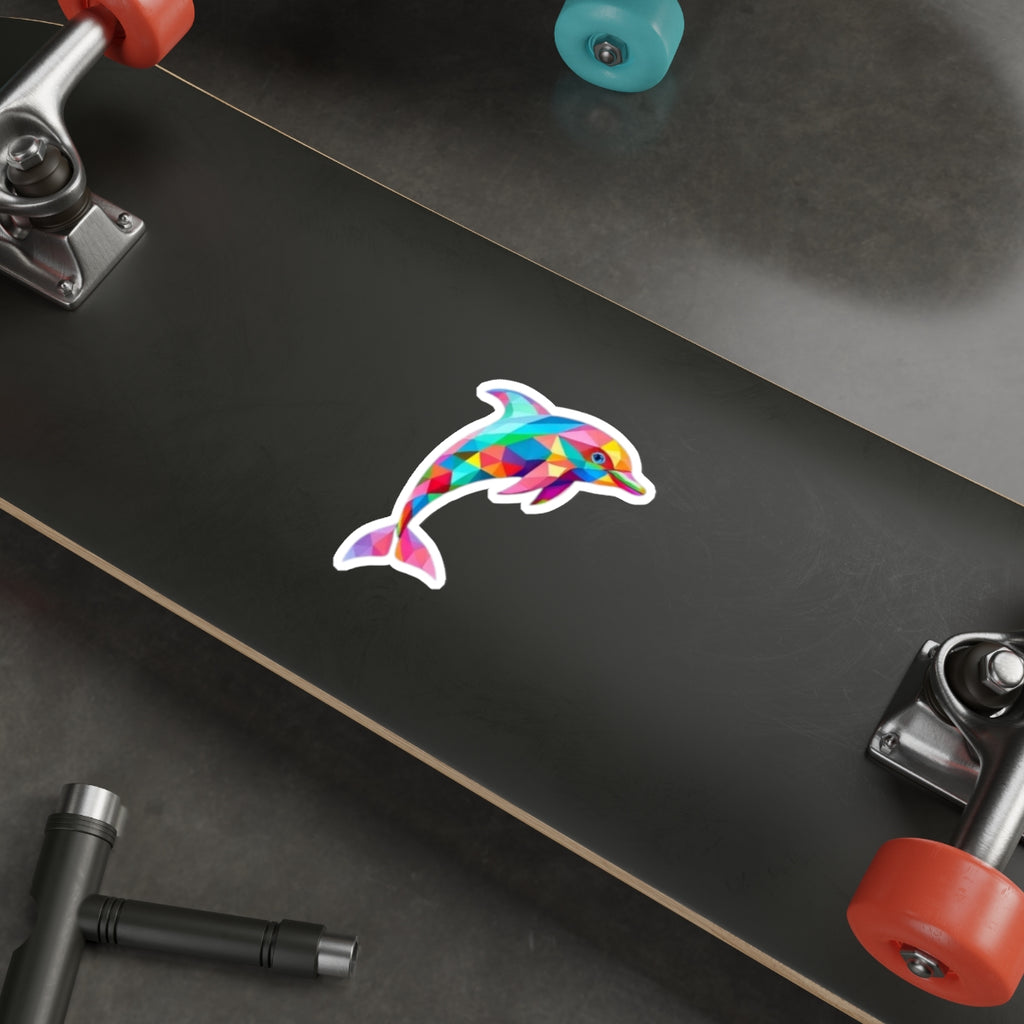 Die-Cut Stickers - Pride Dolphin