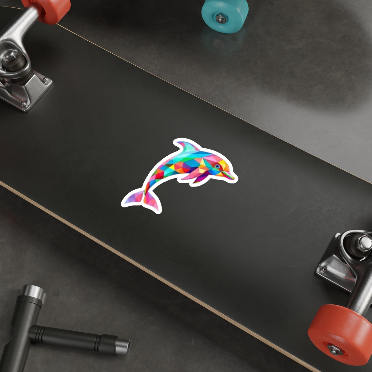Die-Cut Stickers - Pride Dolphin