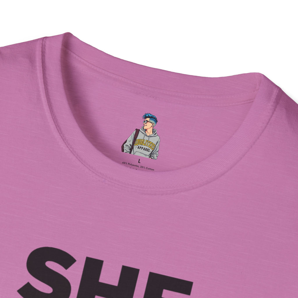 She Said Stop T-Shirt - Bold Statement Tee for Consent Awareness