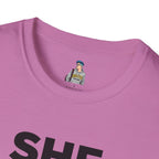 She Said Stop T-Shirt - Bold Statement Tee for Consent Awareness