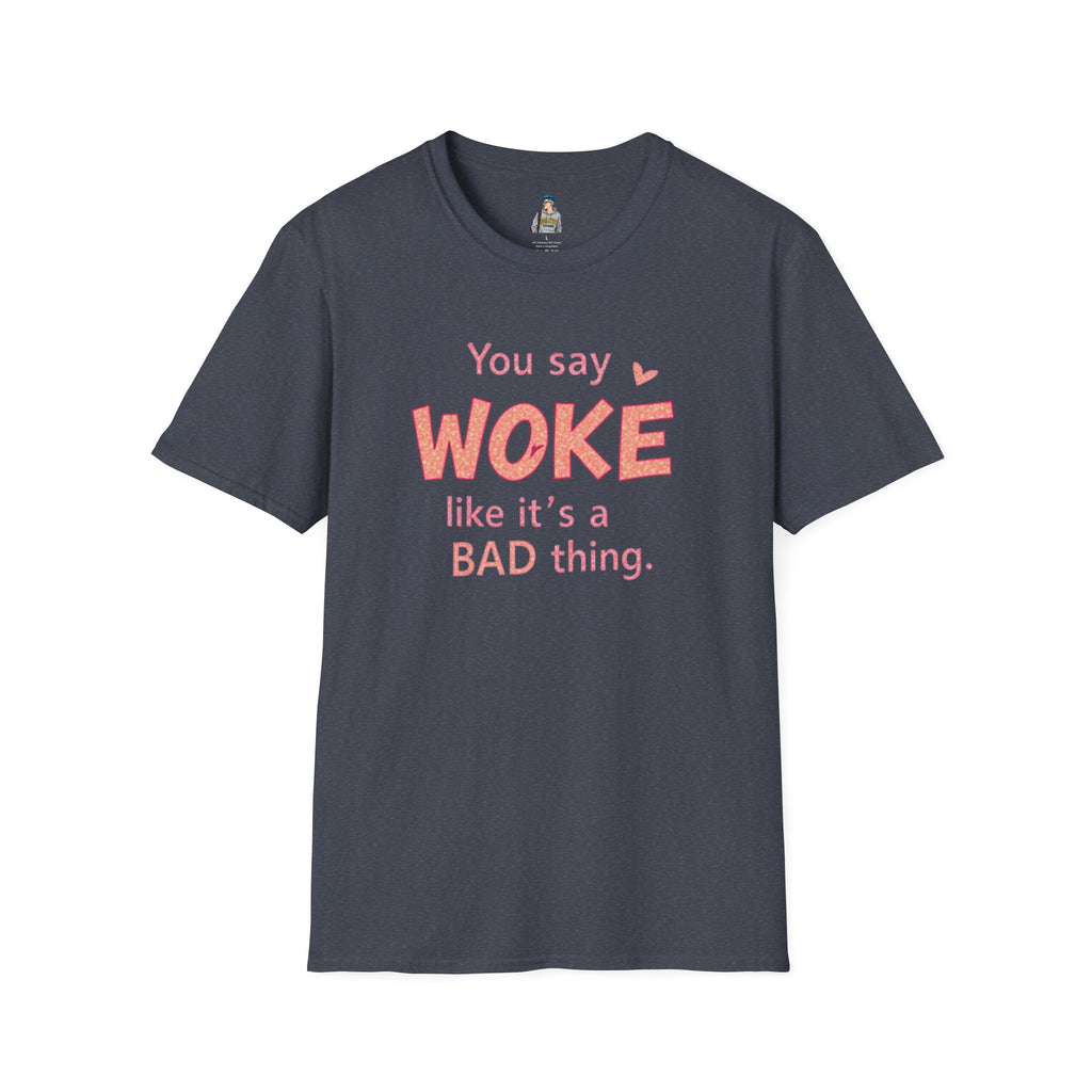 Woke is Empathy Unisex Softstyle T-Shirt - Bold Statement Tee for Everyday Activists