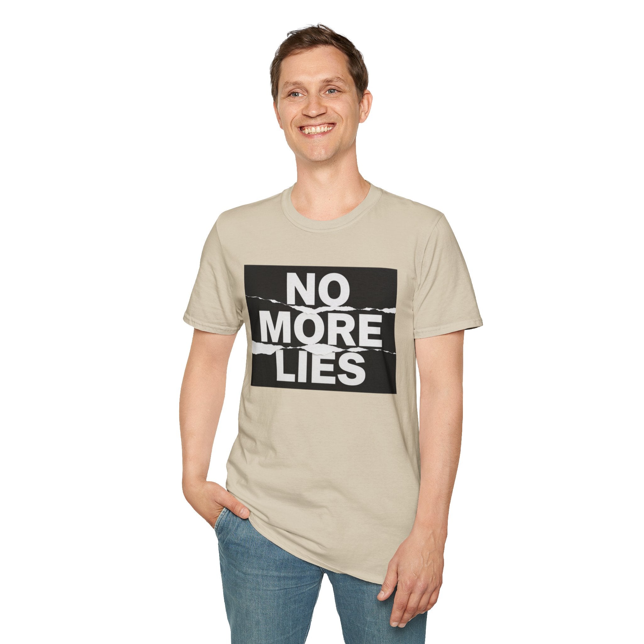 No More Lies T-Shirt — Bold Protest Graphic Tee