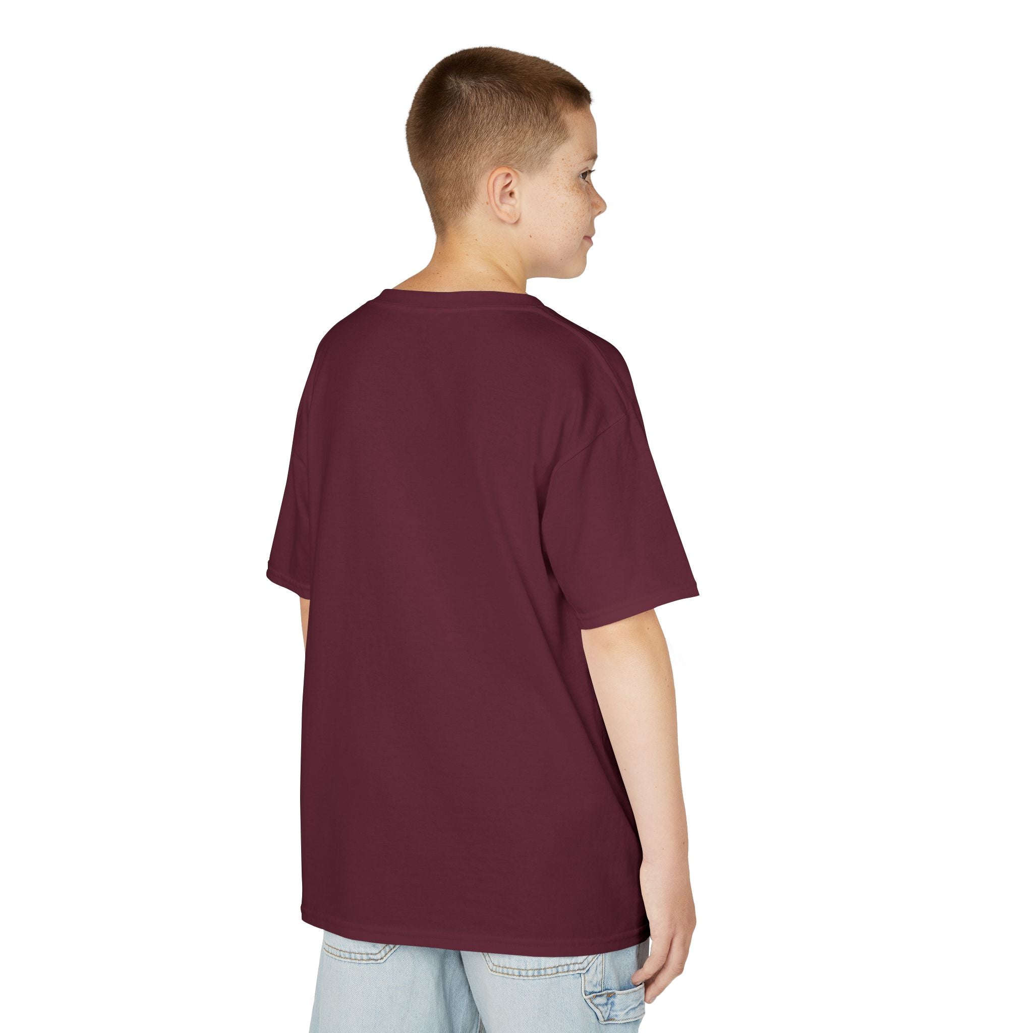 Colorful Fractal Lion Kids Heavy Cotton Tee