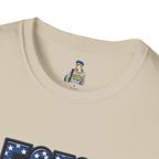 Patriotic Unisex T-Shirt - 50501 We The People Rise - American Flag Design