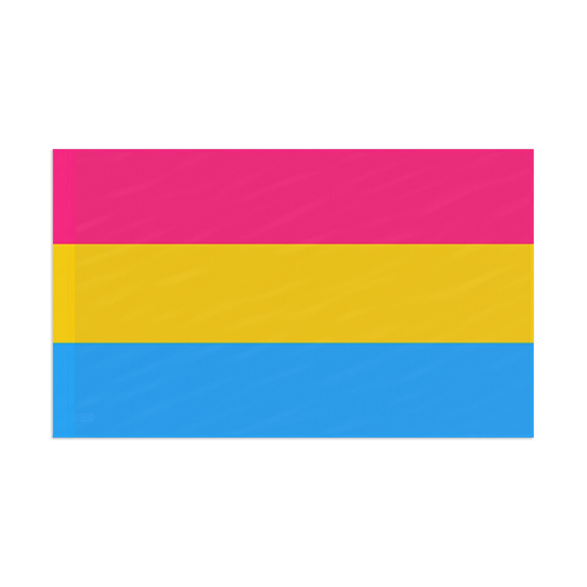 Pansexual Pride Flag - Aesthetic LGBTQ+ Banner for Celebration & Home Decor
