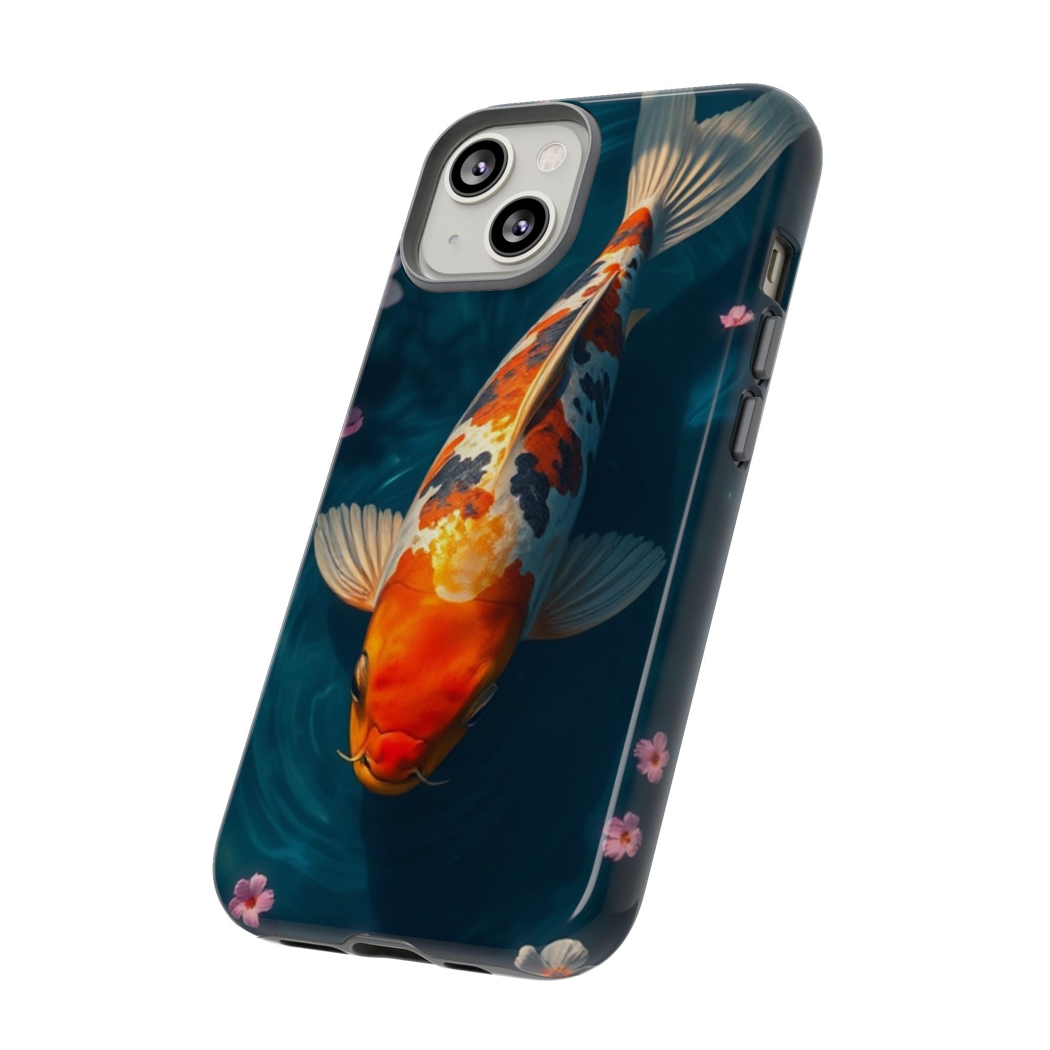 Peaceful Koi Cherry Blossom Tough Cases For Android & iPhone