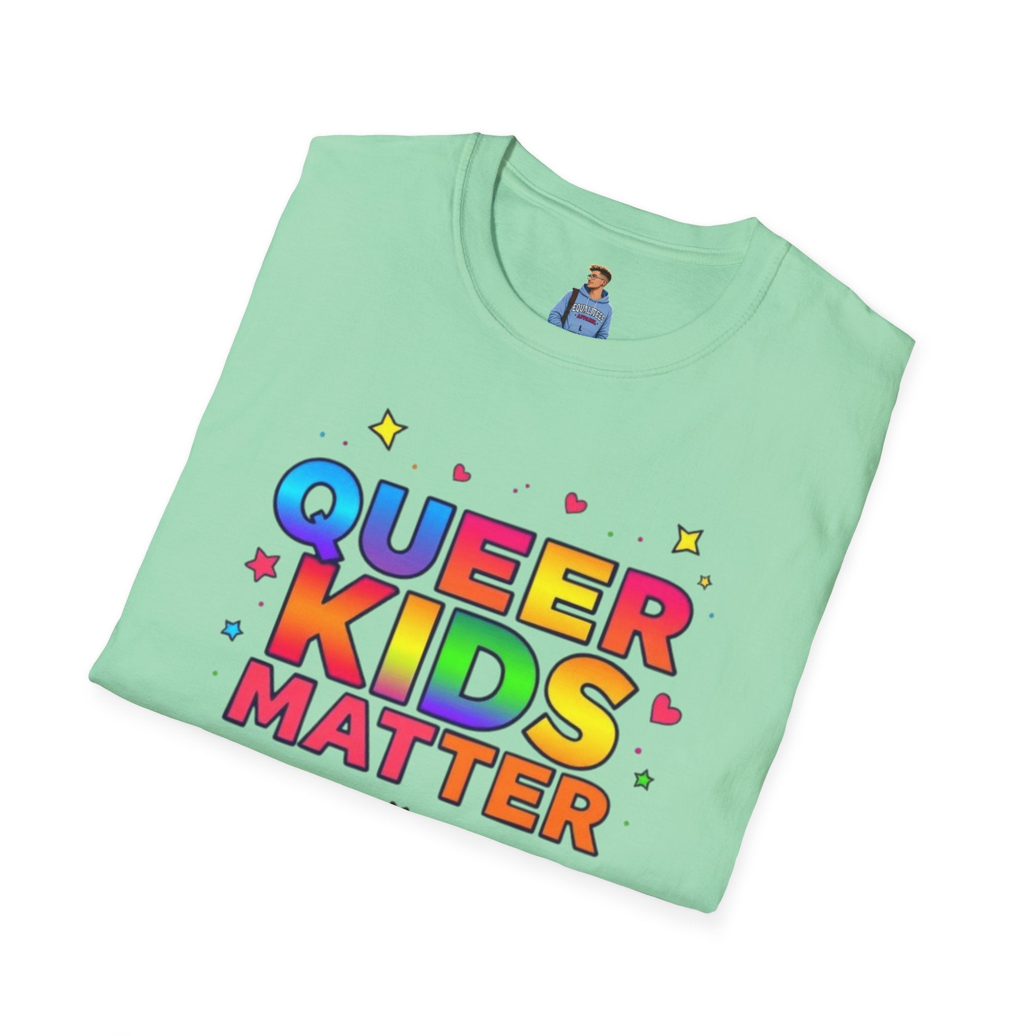 Colorful Queer Kids Matter Pride T-Shirt