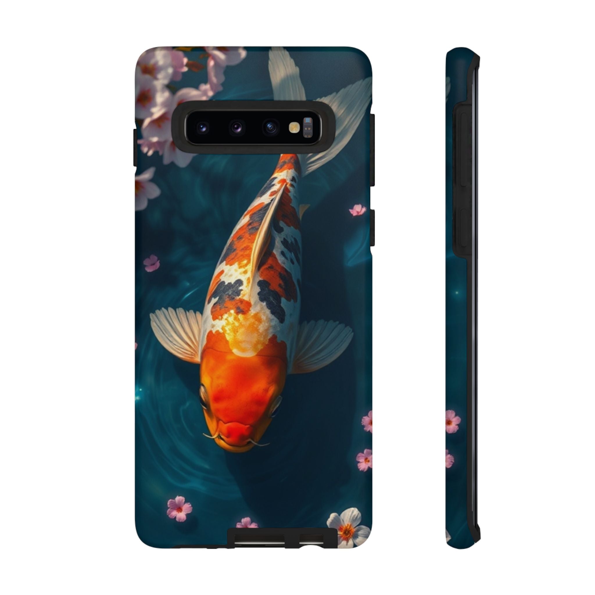 Peaceful Koi Cherry Blossom Tough Cases For Android & iPhone