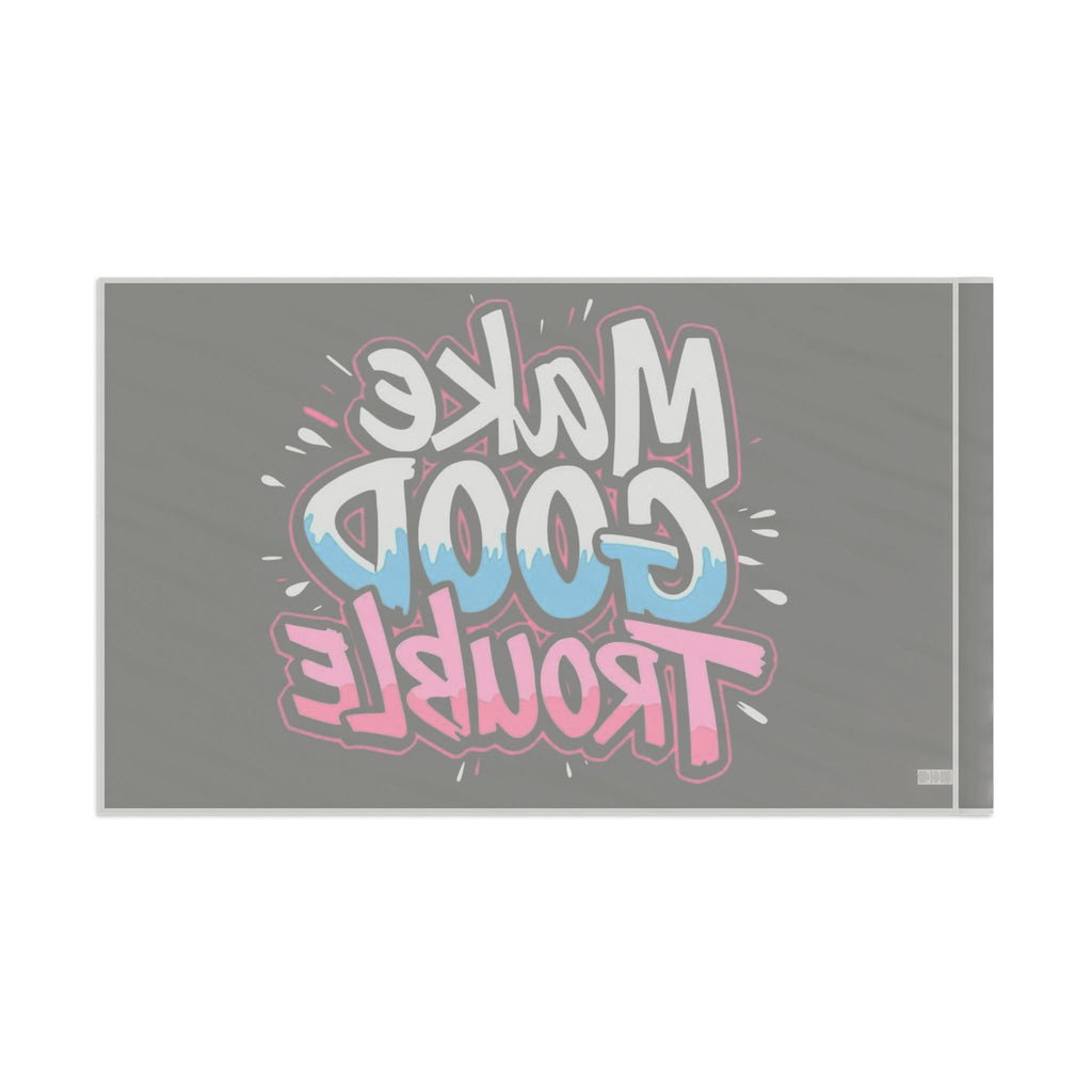 Make Good Trouble Trans Colors Flag