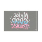 Make Good Trouble Trans Colors Flag
