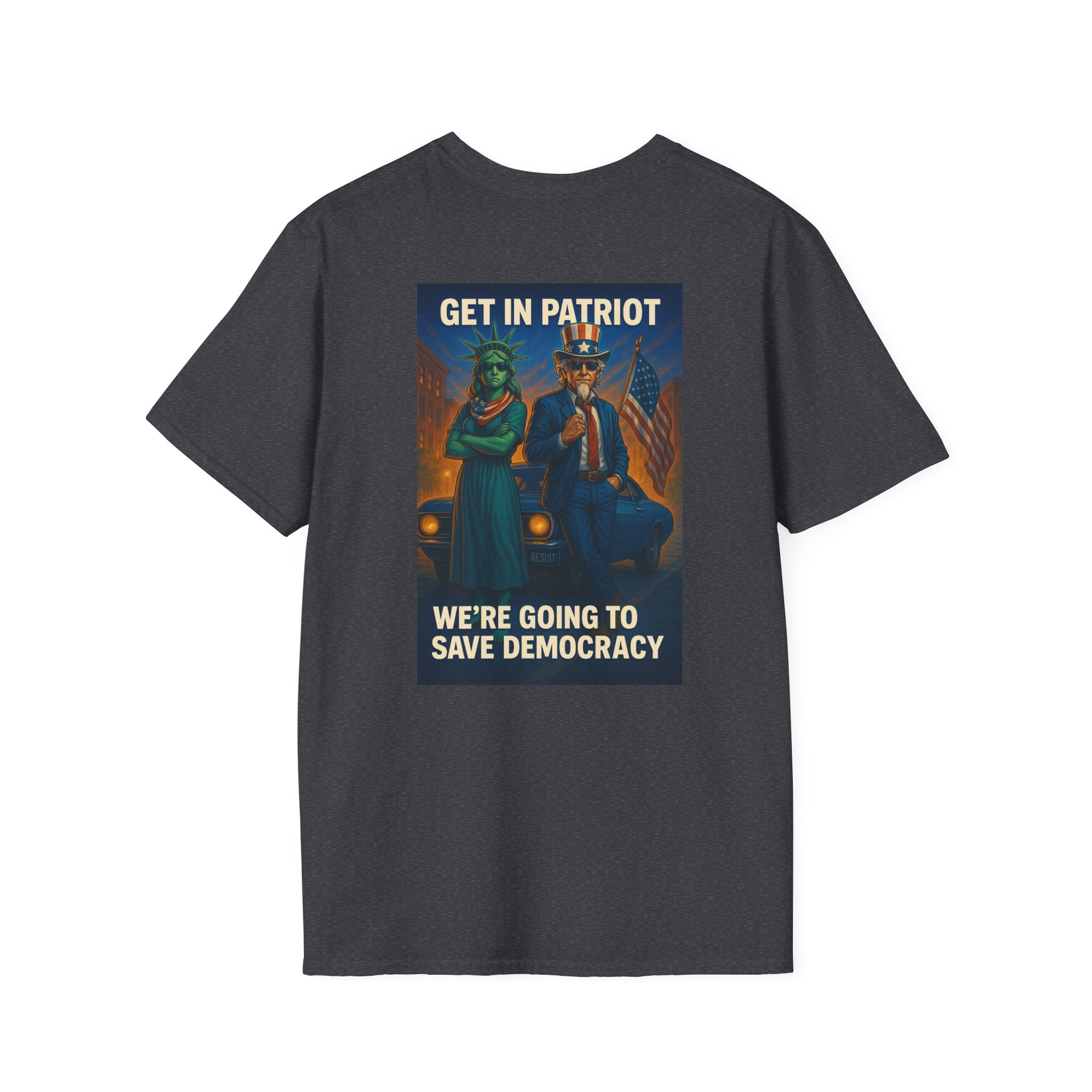 Patriotic Activism T-Shirt - Our Resistance Matters & Save Democracy Designs