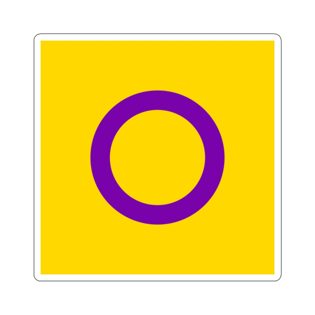 Die-Cut Stickers - Intersex Pride