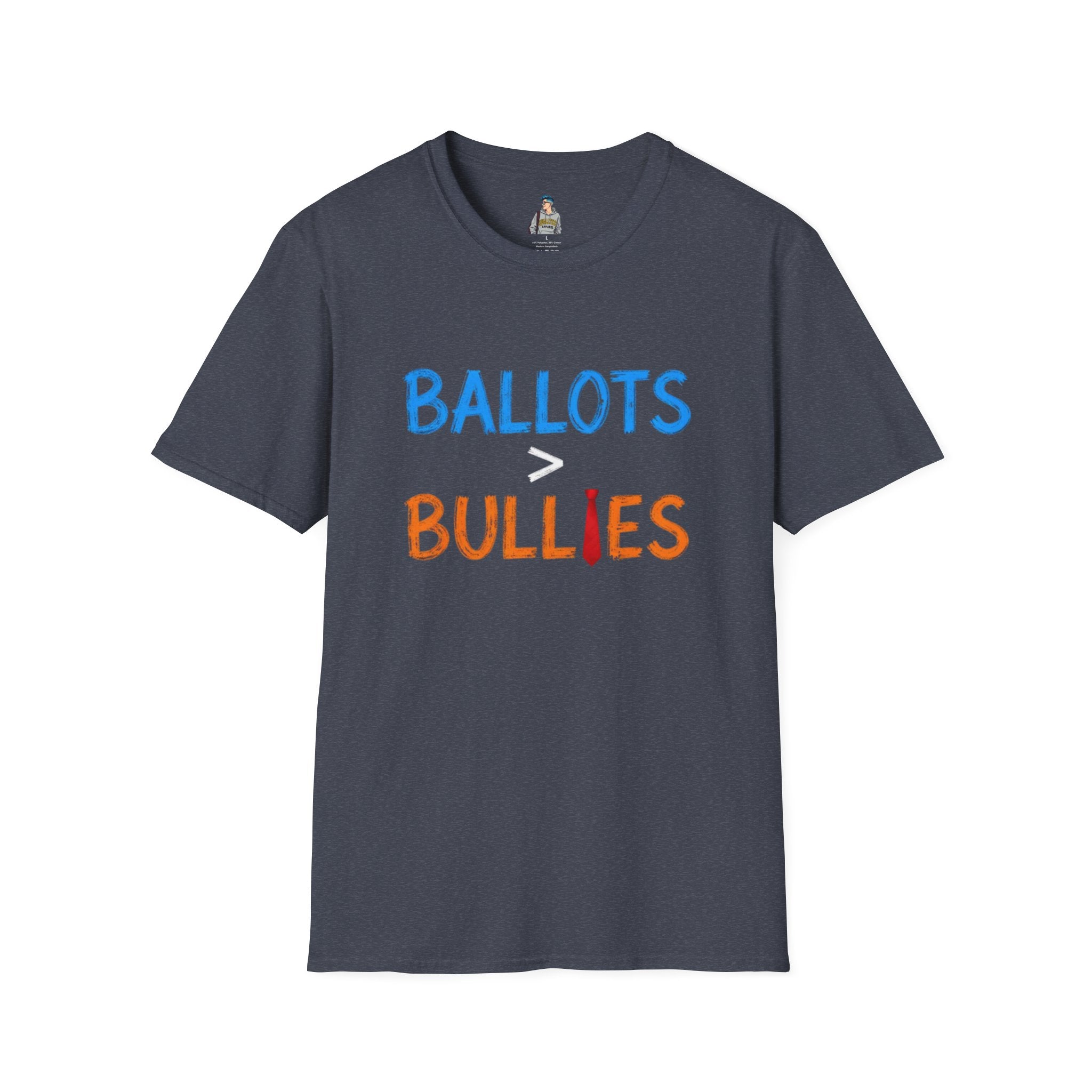 Ballots > Bullies T-Shirt — "I Will Not Be Intimidated" Voter Rights Tee