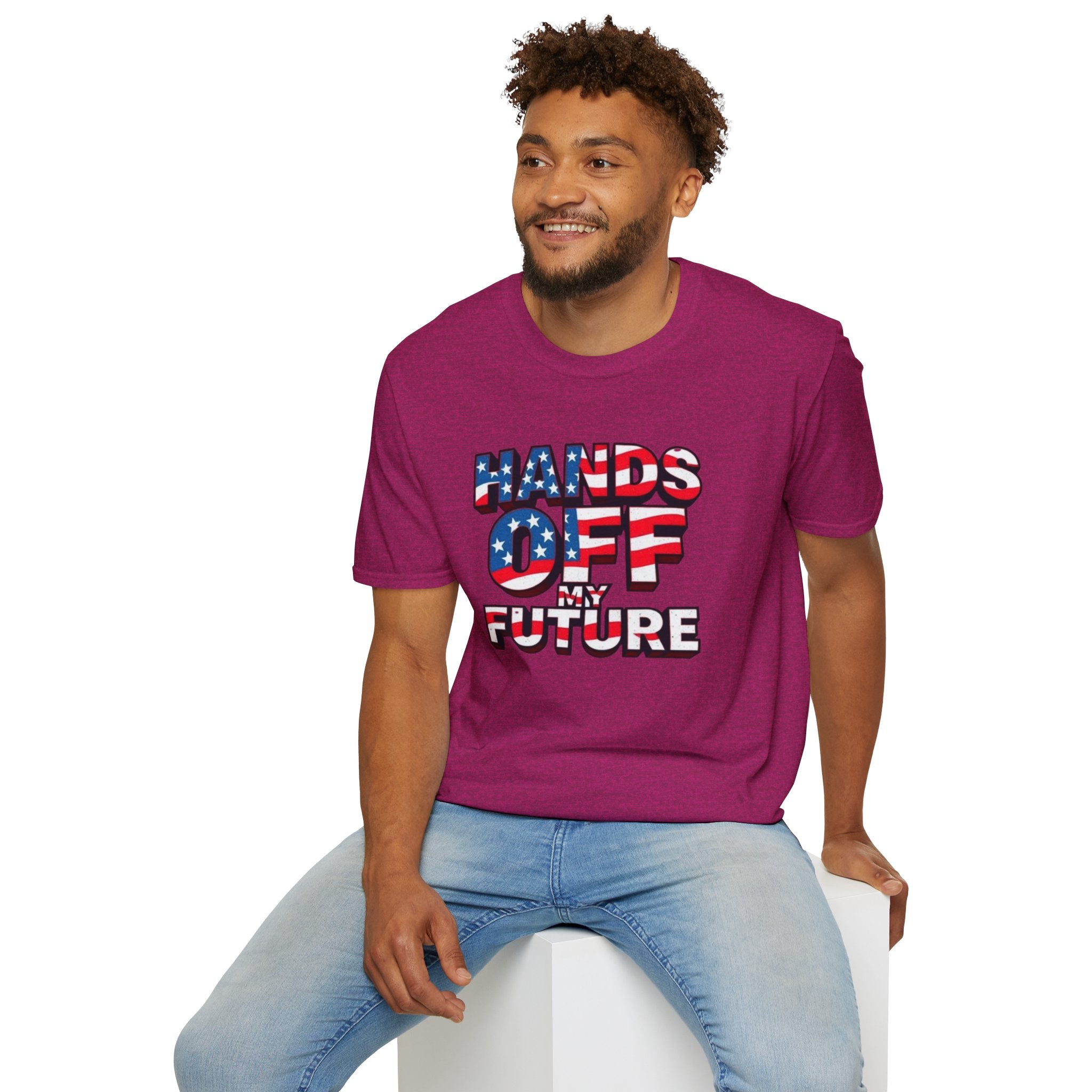 Hands Off My Future Political Statement Tee