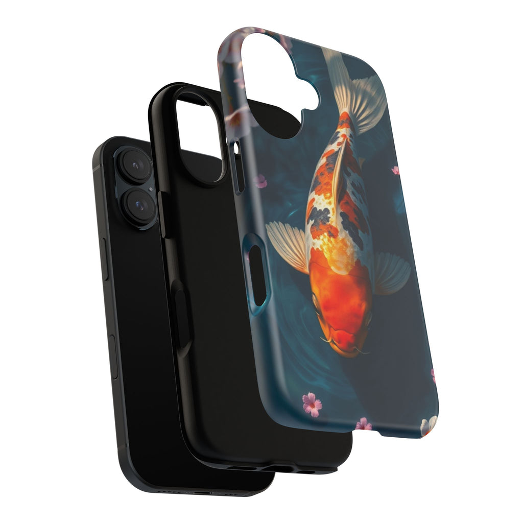 Peaceful Koi Cherry Blossom Tough Cases For Android & iPhone