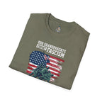Patriotic Anti-Fascism T-Shirt - Voting for a Traitor Makes You One - Unisex Softstyle T-shirt
