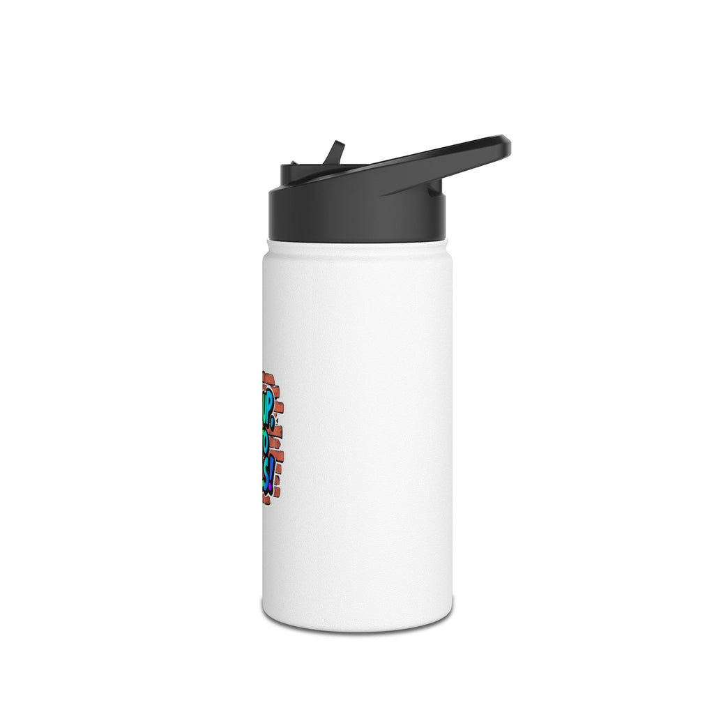 Teaching While Queer Stainless Steel Water Bottle - Perfect for Educators and Allies