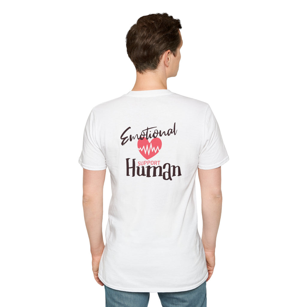 Emotional Support Human Unisex Softstyle T-Shirt