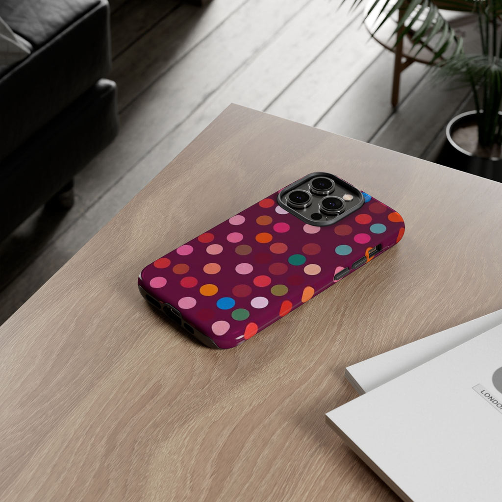 Polka Dot Tough Case for iPhone