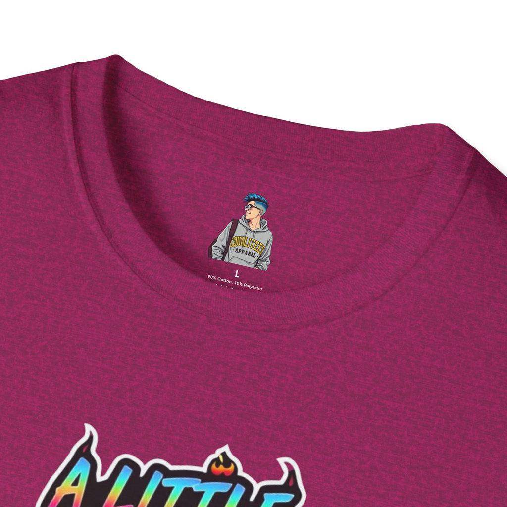 A Little Bit Neurospicy Unisex Softstyle T-Shirt - Fun & Quirky Graphic Tee for Neurodivergent Awareness