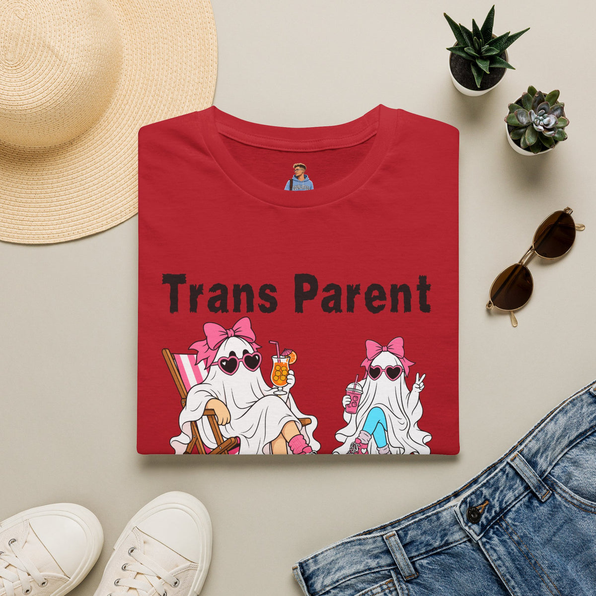 Trans Parent 1 Halloween Pride Tree Las Vegas T-Shirt