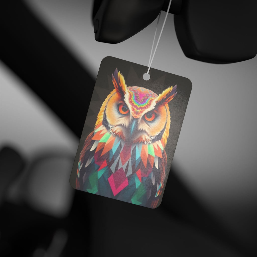 Fractal Owl - Car Air Freshener - Eclectic and Aromatic
