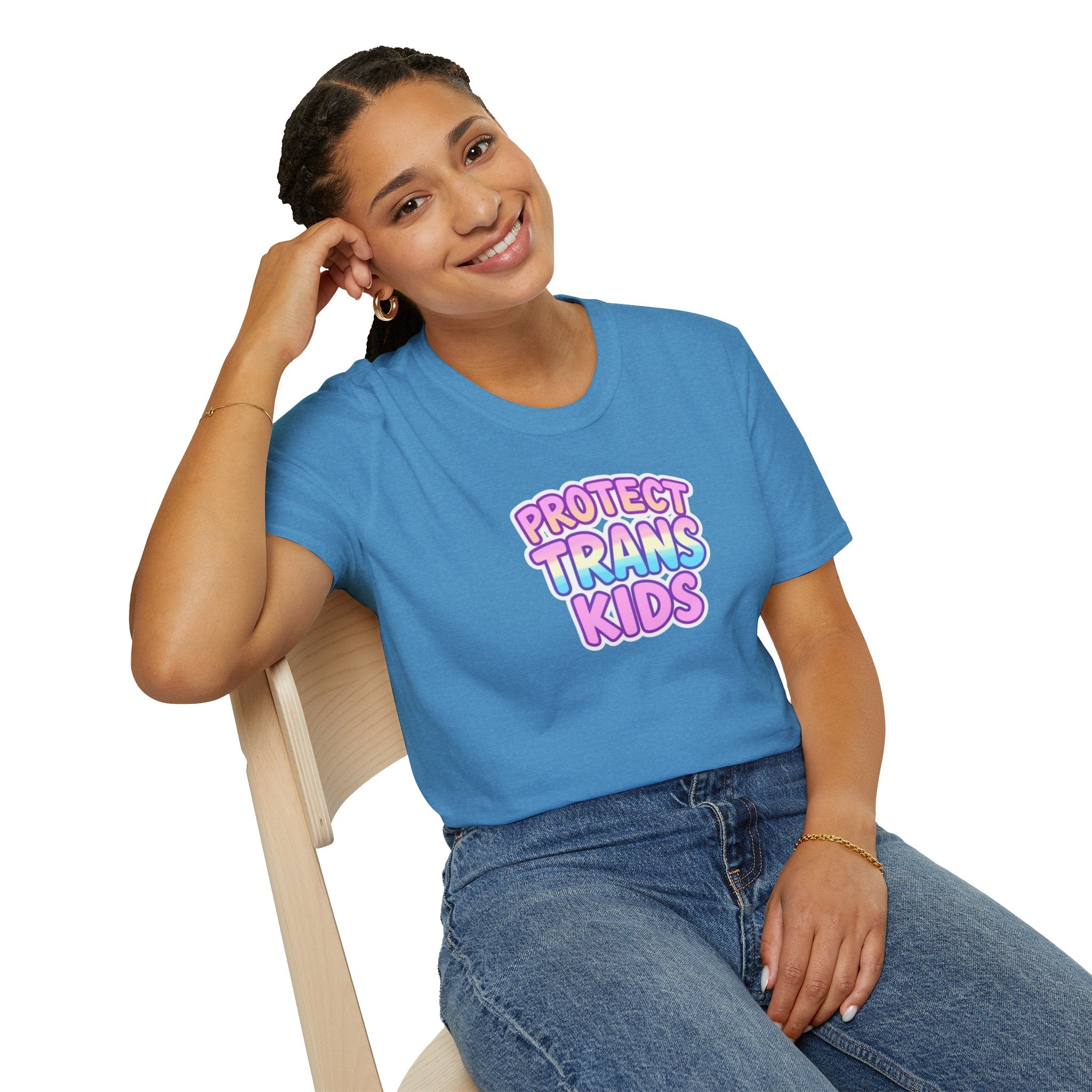 Unisex Softstyle T-Shirt - Protect Trans Kids Tee