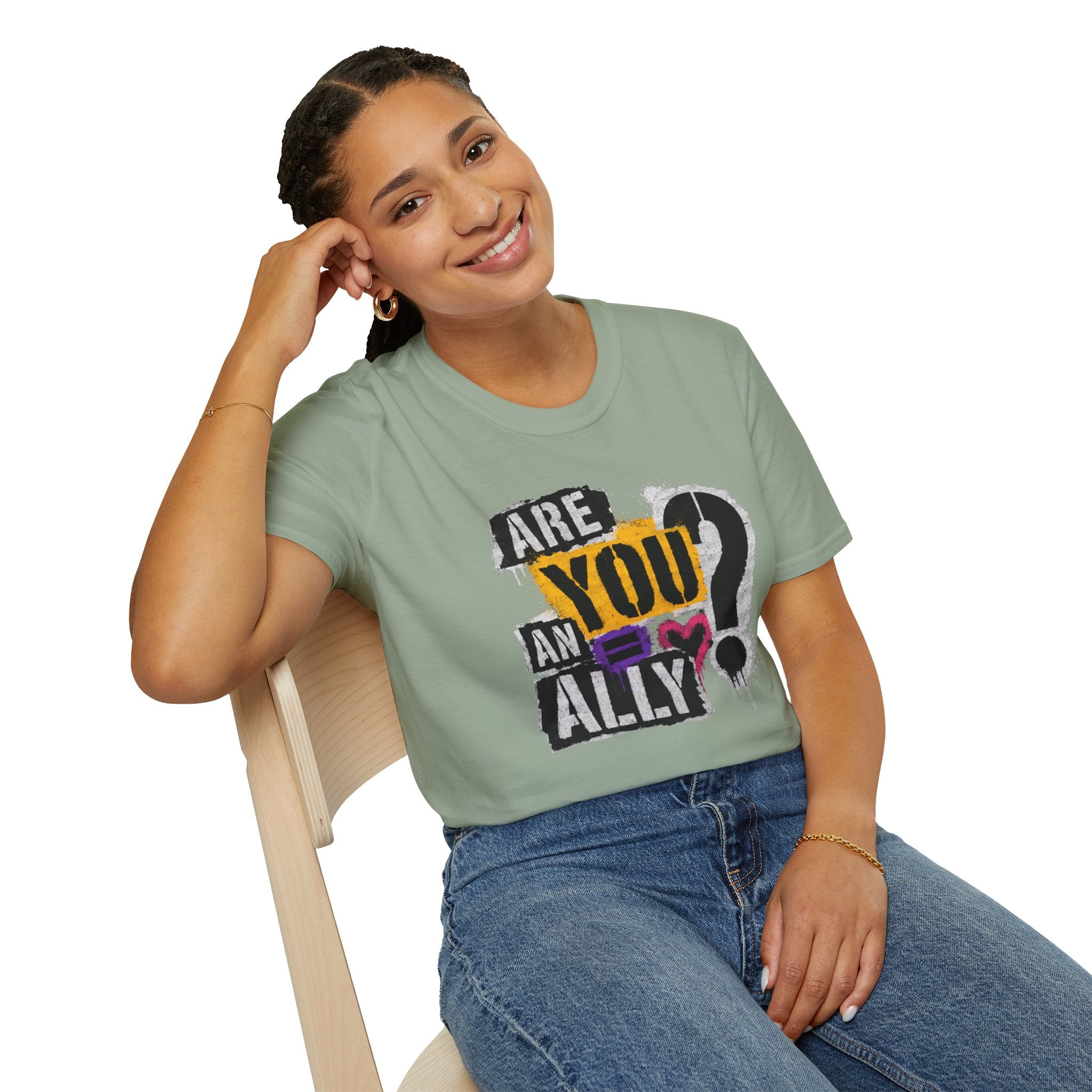 Are You An Ally? Graphic T‑Shirt — Pride & Allyship Tee