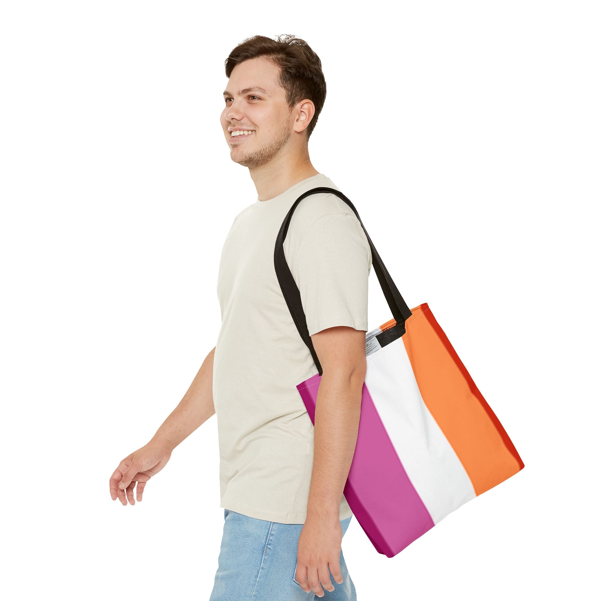 Lesbian Pride Flag Tote Bag