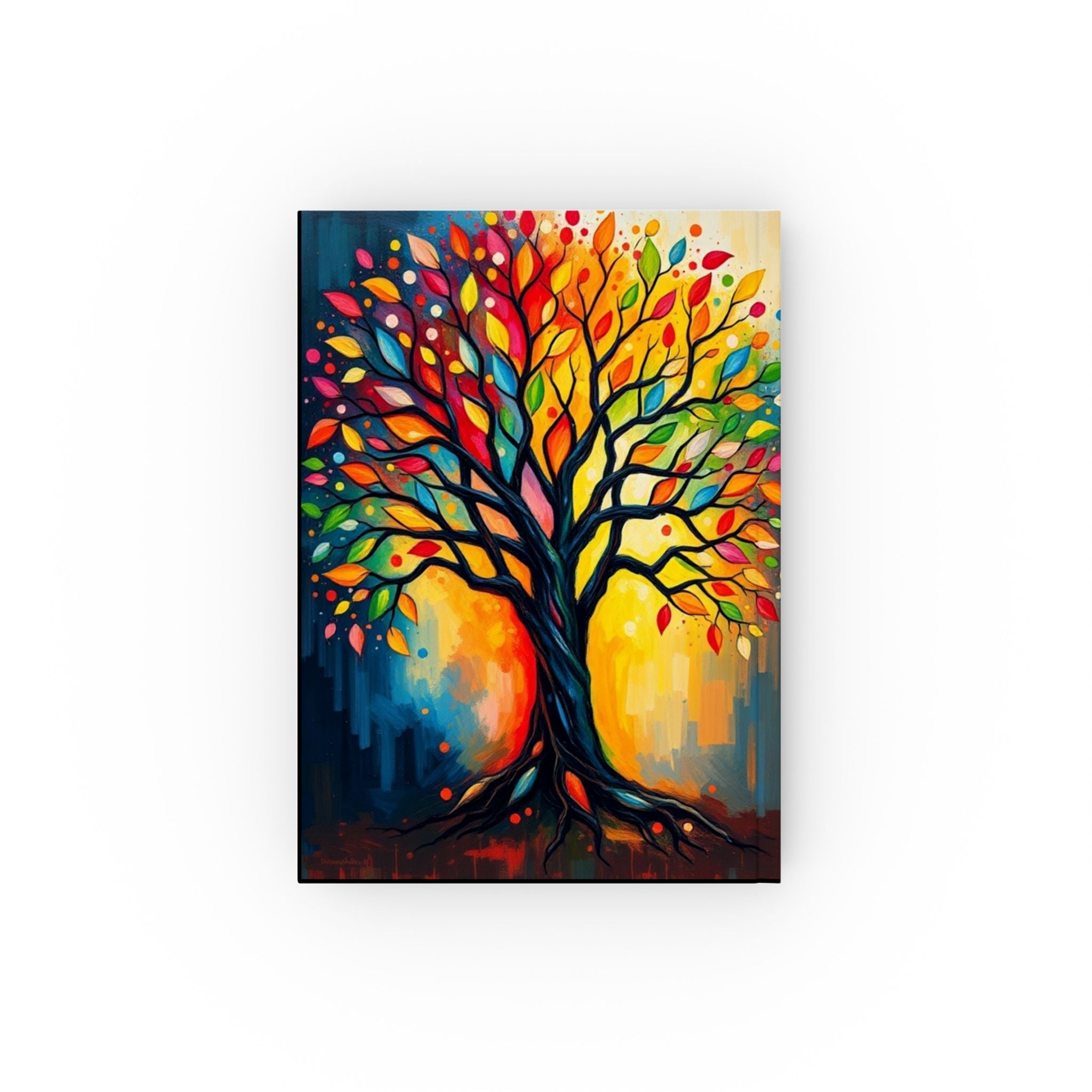 Painted Tree Hard Backed Journal - Perfect for Gifts, Journaling, and Celebrations
