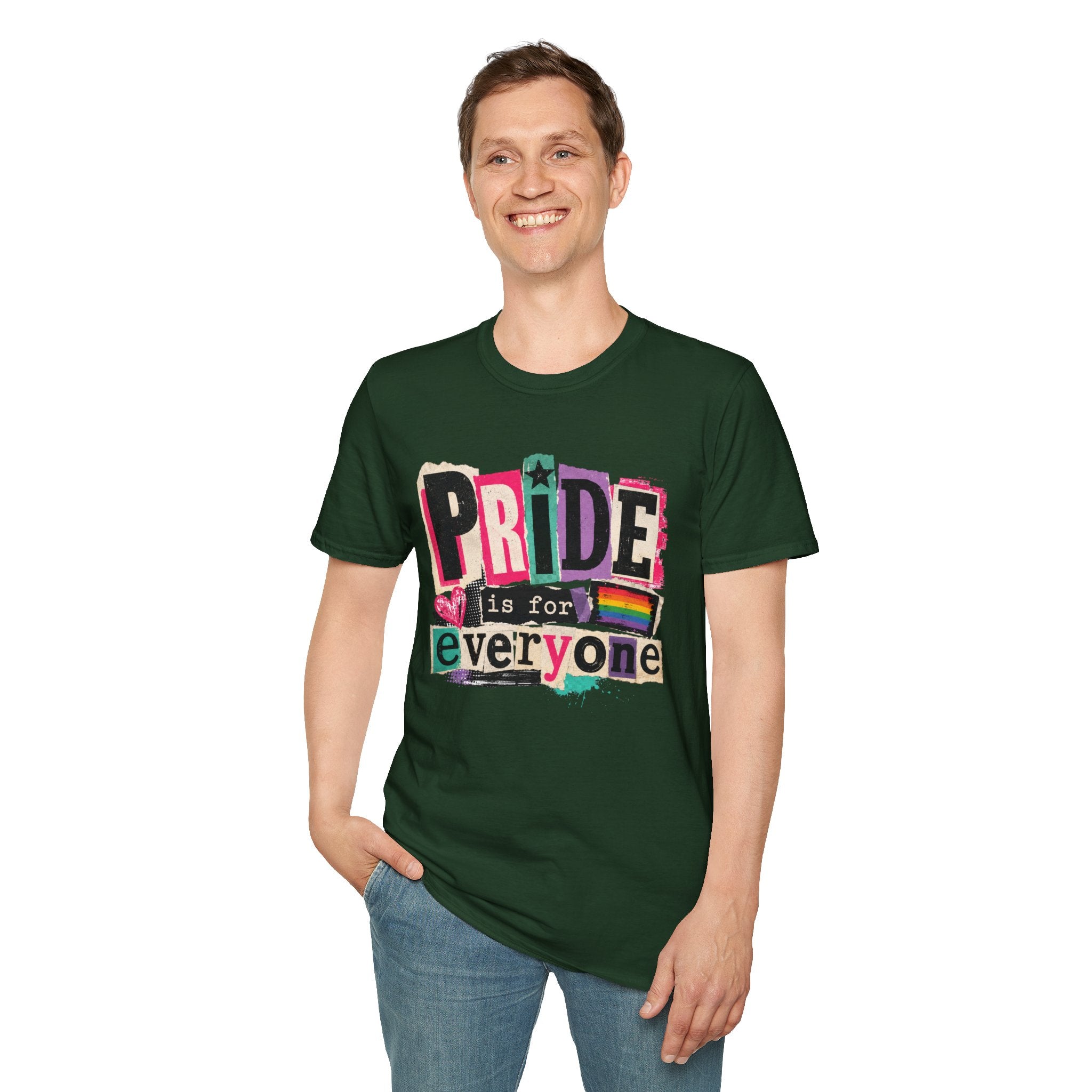 Pride Is for Everyone T-Shirt — Colorful LGBTQ+ Ally Tee