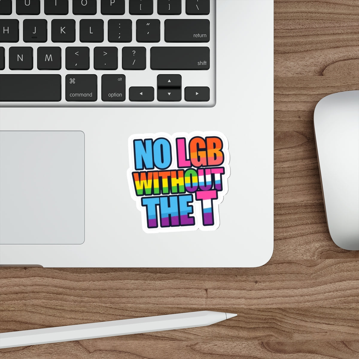 Die-Cut Stickers - NO LGB WITHOUT THE T