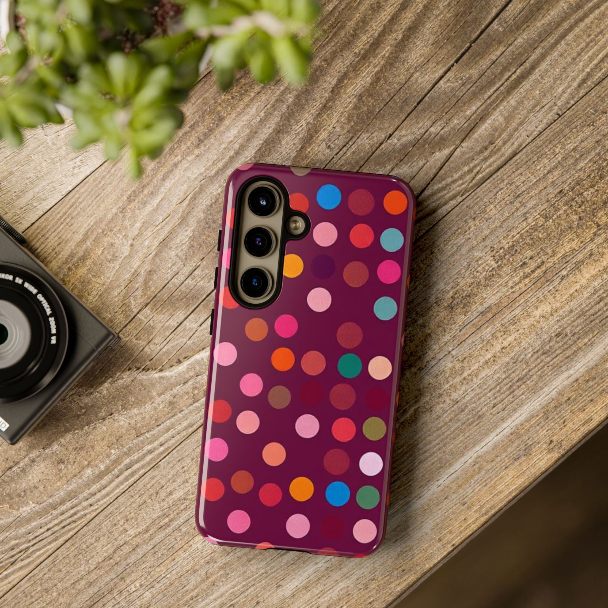 Polka-Dot Colorful Tough Case for Android