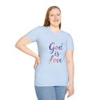 God Is Love T-Shirt — Colorful Tee