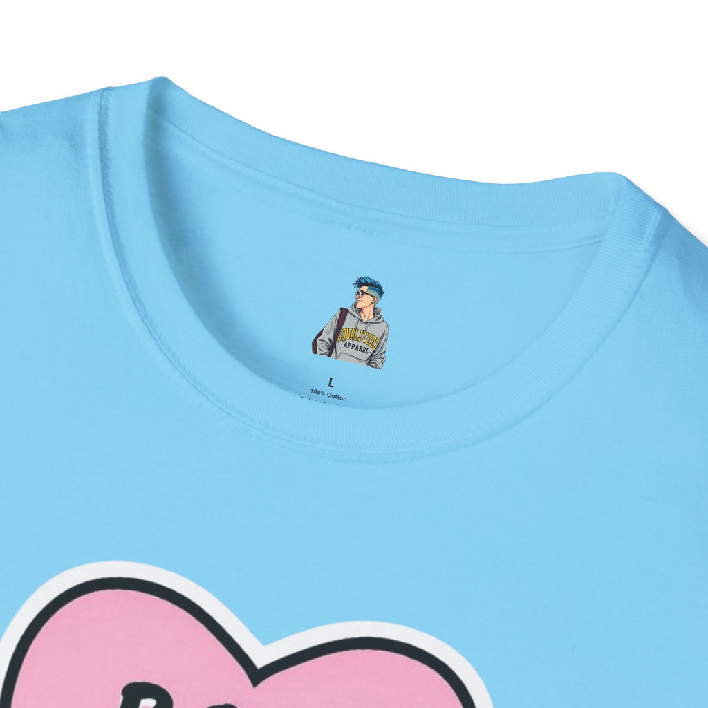 Unisex Softstyle T-Shirt - 'Boss Bitch' Heart Design - Funny Statement Tee