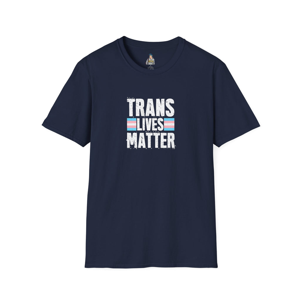 Trans Lives Matter Unisex Softstyle T-Shirt - Support LGBTQ+ Rights