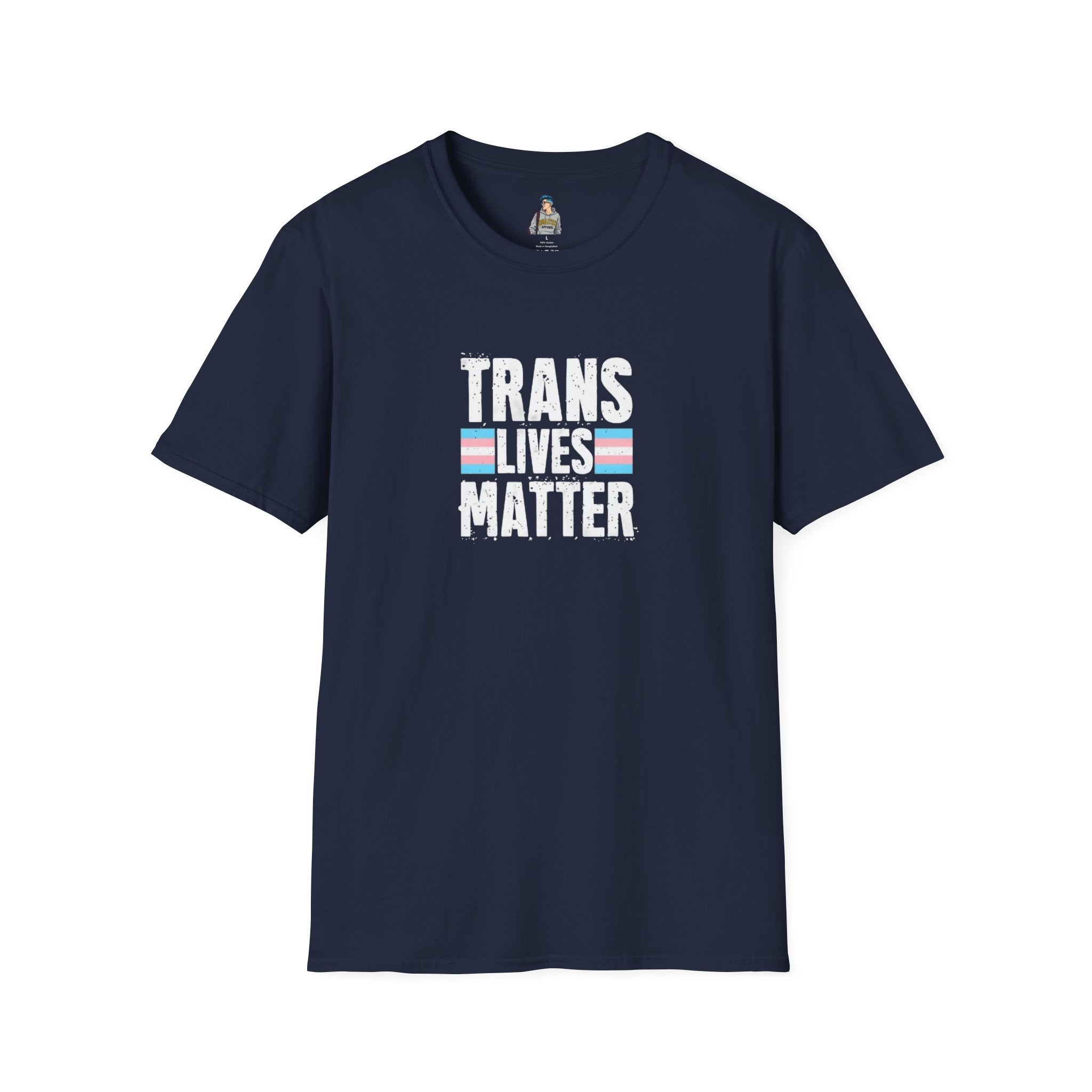 Trans Lives Matter Unisex Softstyle T-Shirt - Support LGBTQ+ Rights
