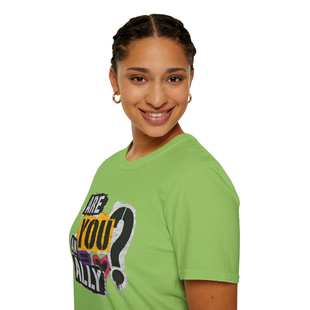 Are You An Ally? Graphic T‑Shirt — Pride & Allyship Tee