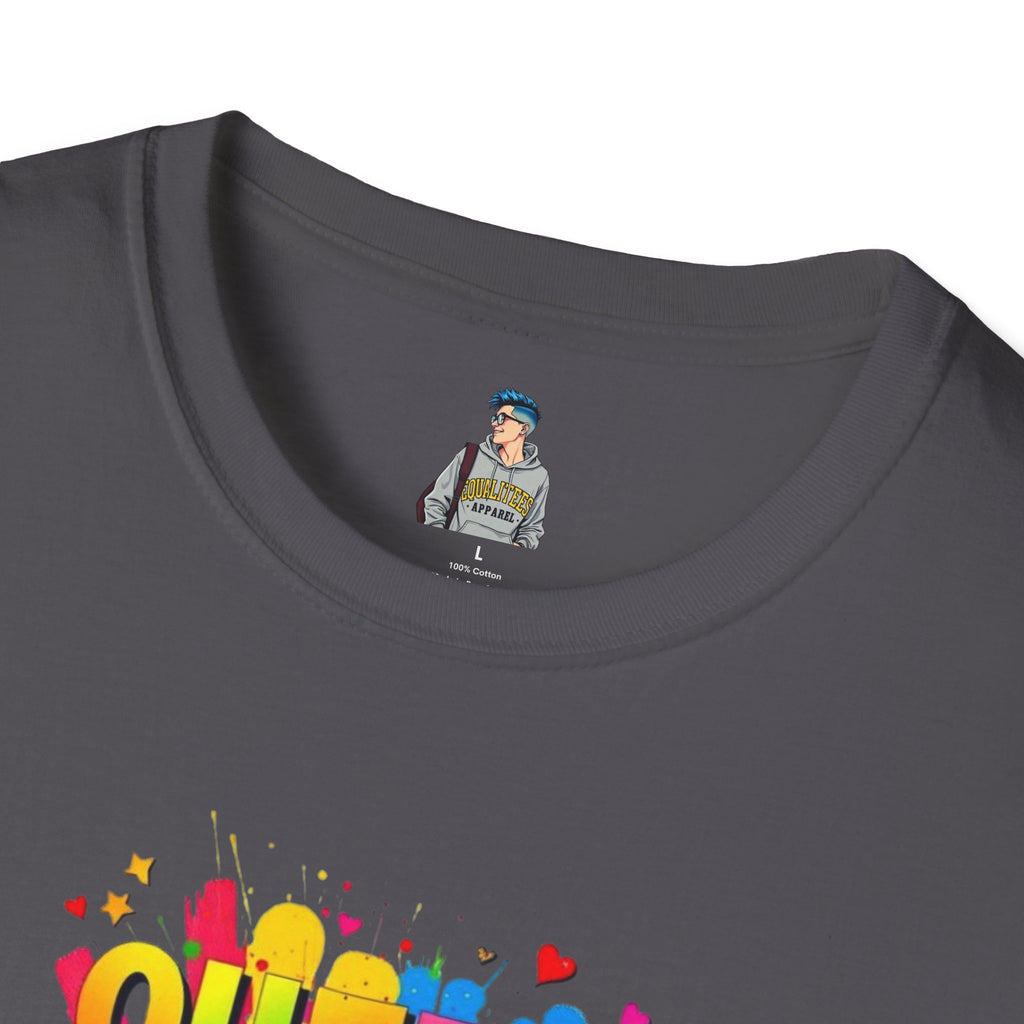 Queer Kids Matter Unisex Softstyle T-Shirt - Celebrate Inclusivity & Pride
