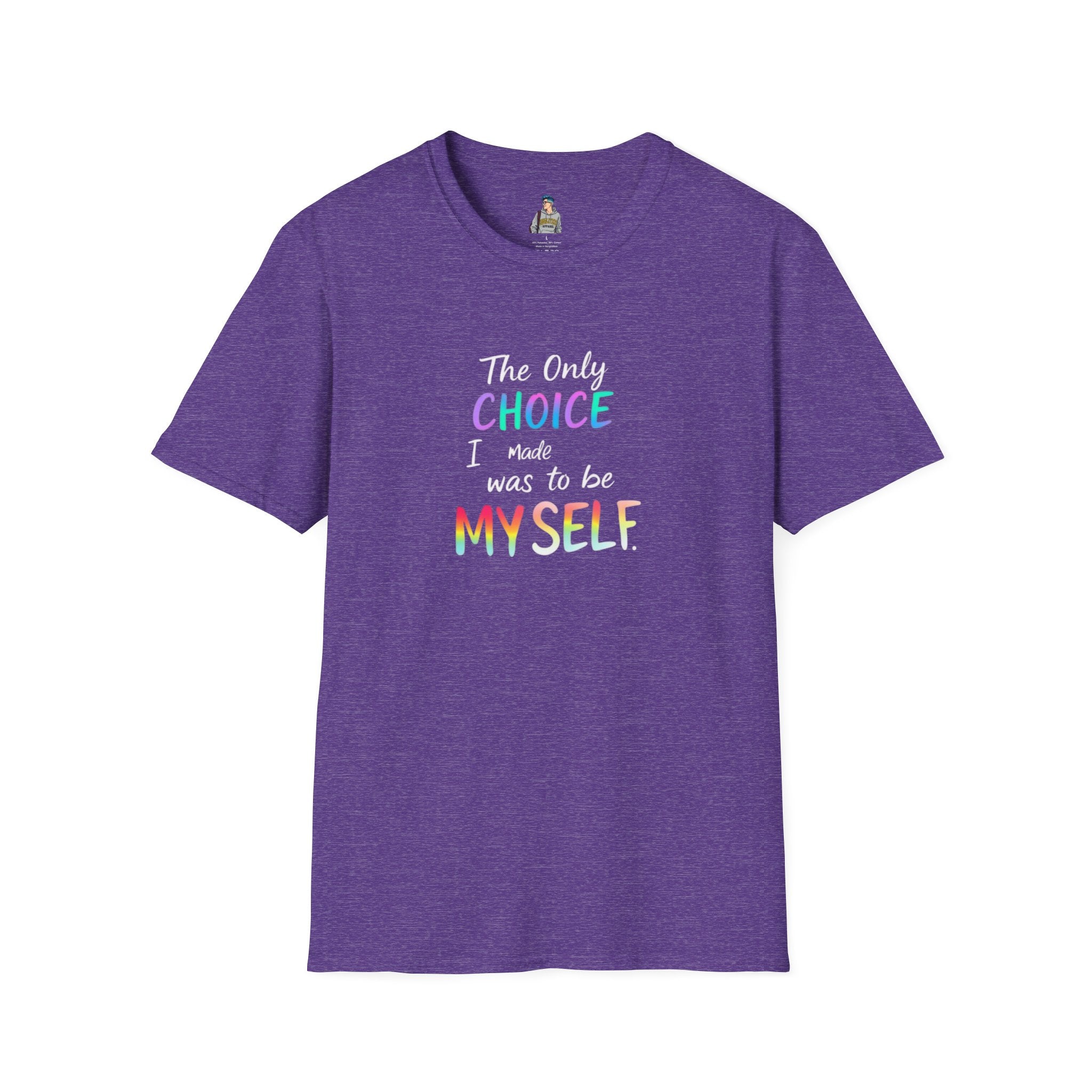 Unisex Softstyle T-Shirt - When Did You CHOOSE to Be Straight? Empowering LGBTQ+ Graphic Tee