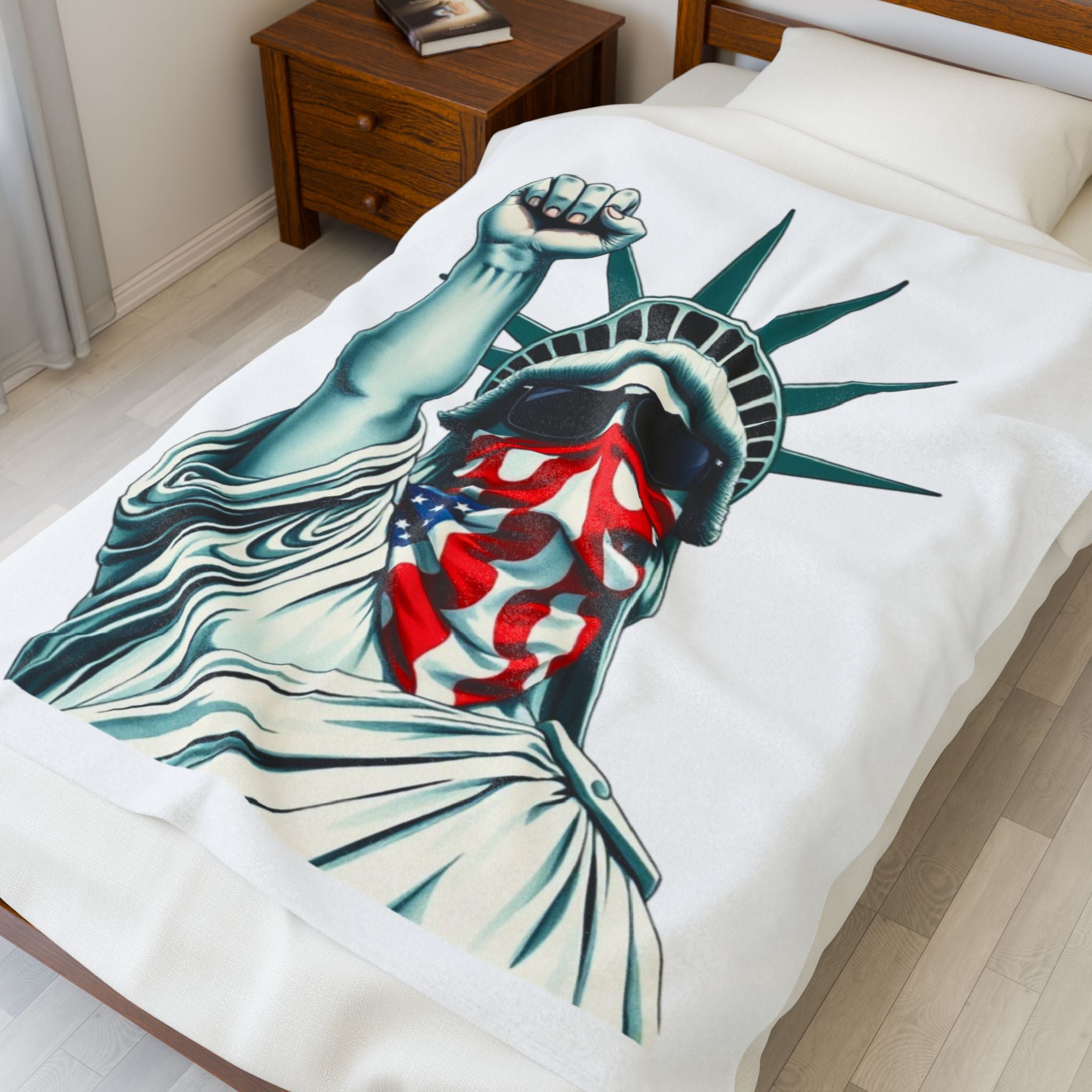#RESIST Velveteen Plush Blanket – for Comfort and Warmth