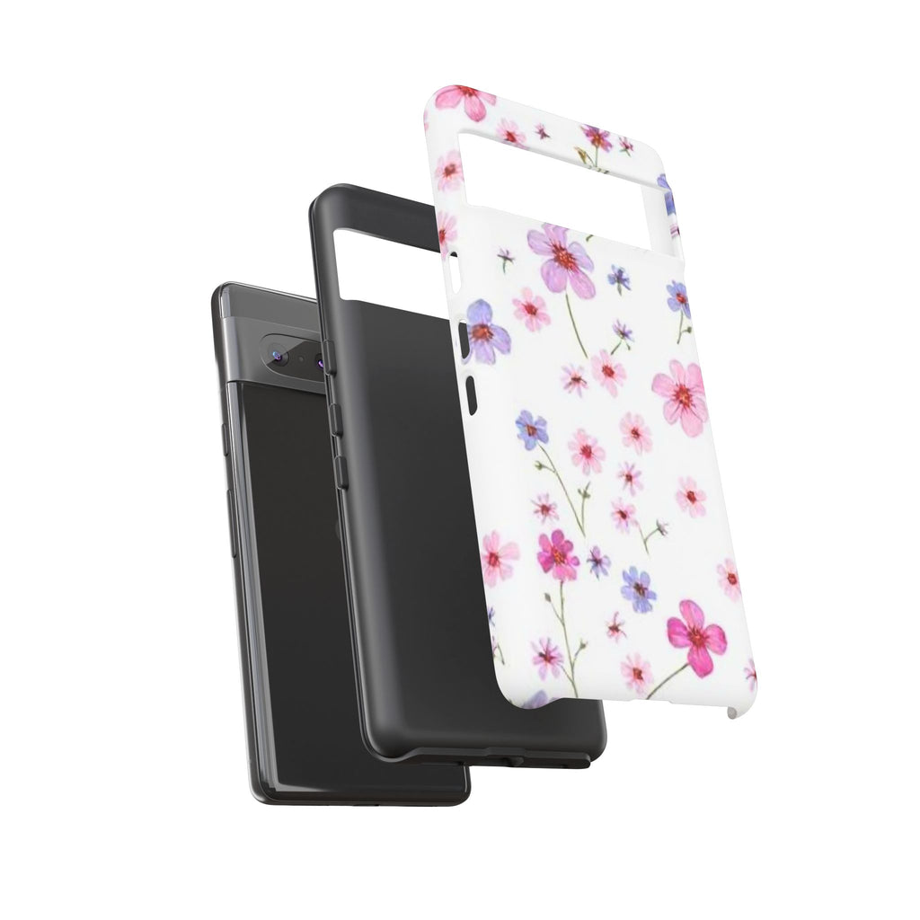 Pink Wildflower Tough Case for Android
