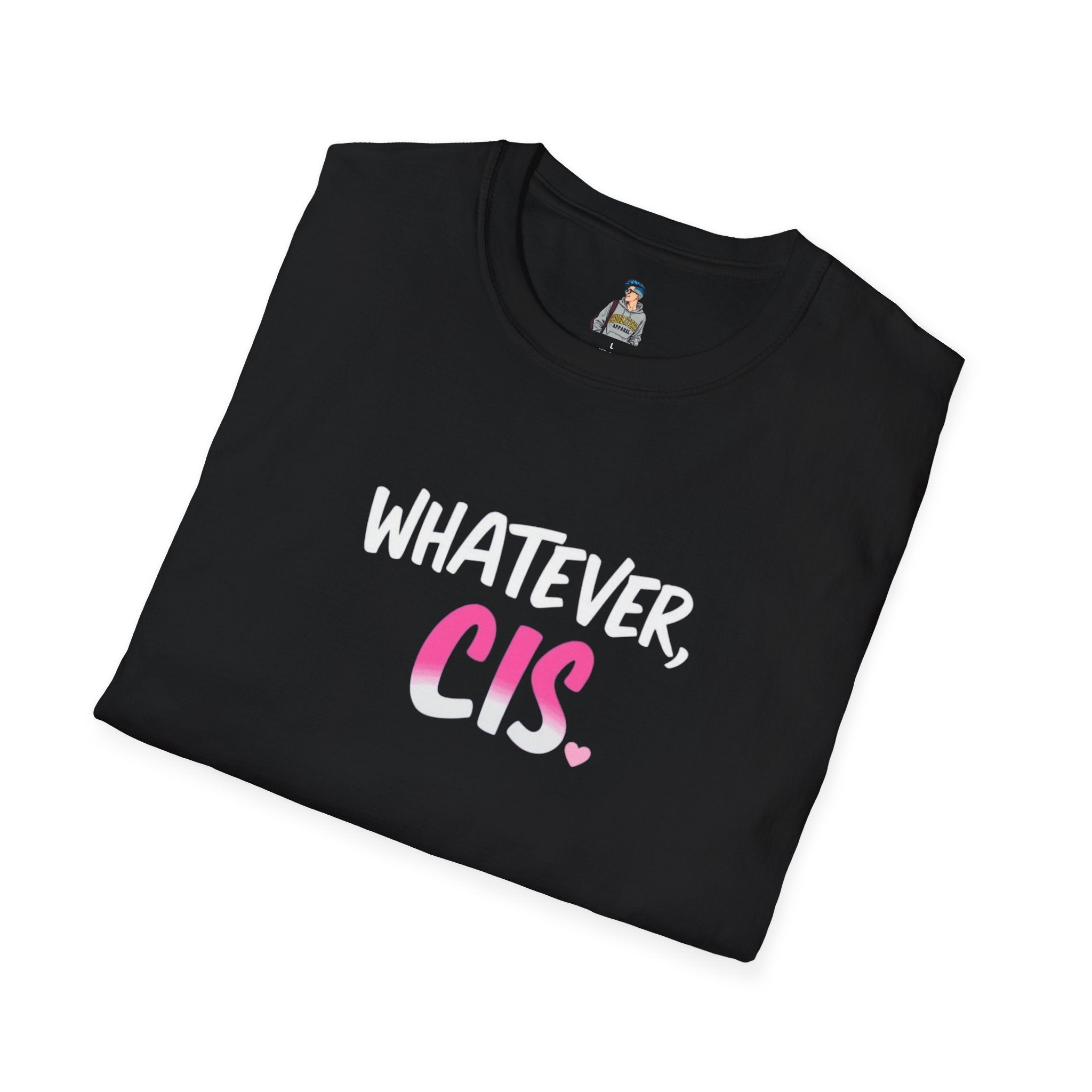 Whatever, CIS Unisex Softstyle T-Shirt - Comfortable and Inclusive Pride Apparel
