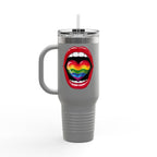 Rainbow Tongue Insulated Travel Mug - 40oz, Perfect for Pride Celebrations
