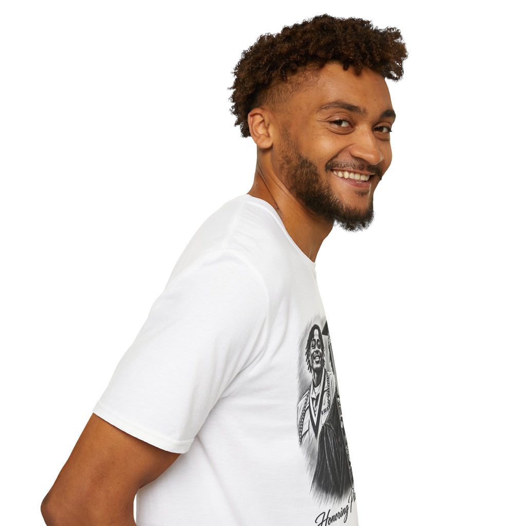 Double Portrait Front - In Memory of Pierre Damas Bel T-Shirt