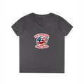 Stay Hydrated Punch Nazis V-Neck T-Shirt - Protest against Fascism Message Tee for Activists