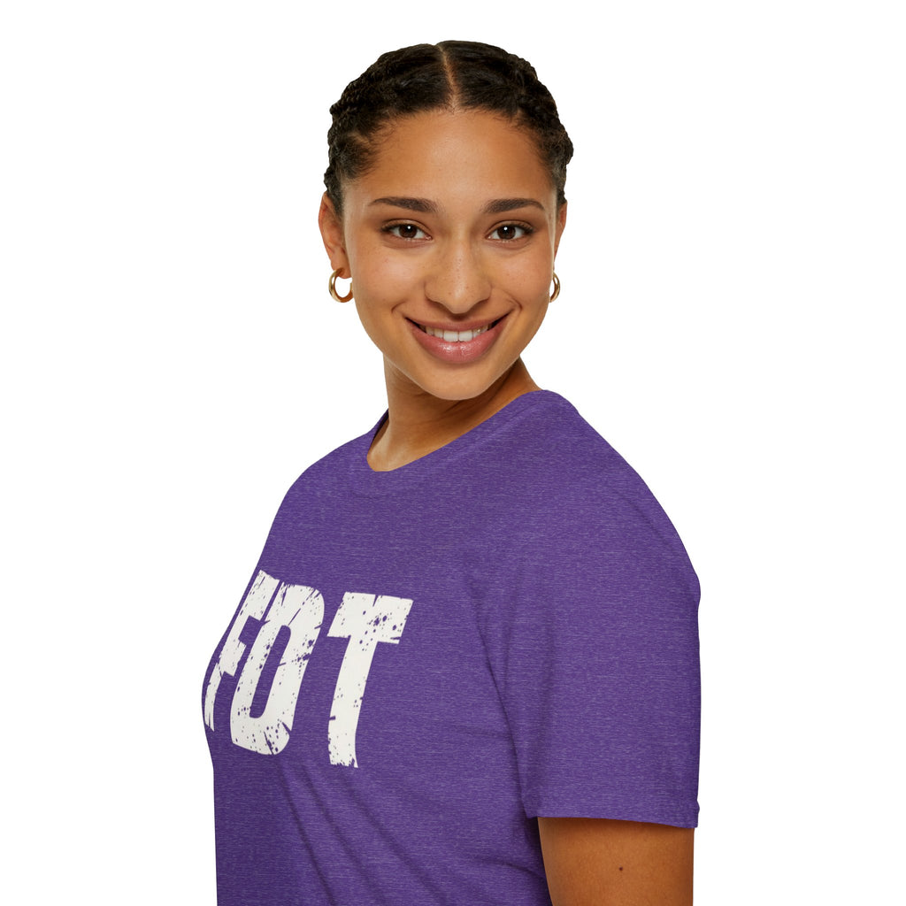 FDT Political Protest Distressed Graphic T-Shirt