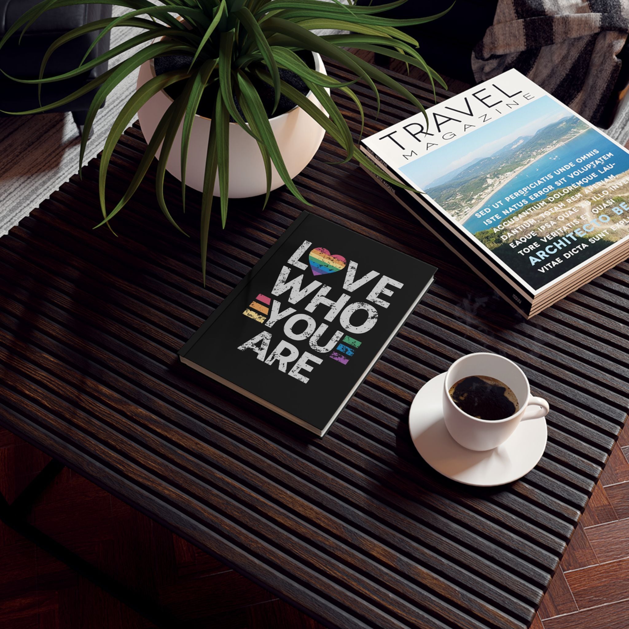 Love Who You Are LGBTQIA Design Journal - Perfect for Gifts, Journaling, and Celebrations